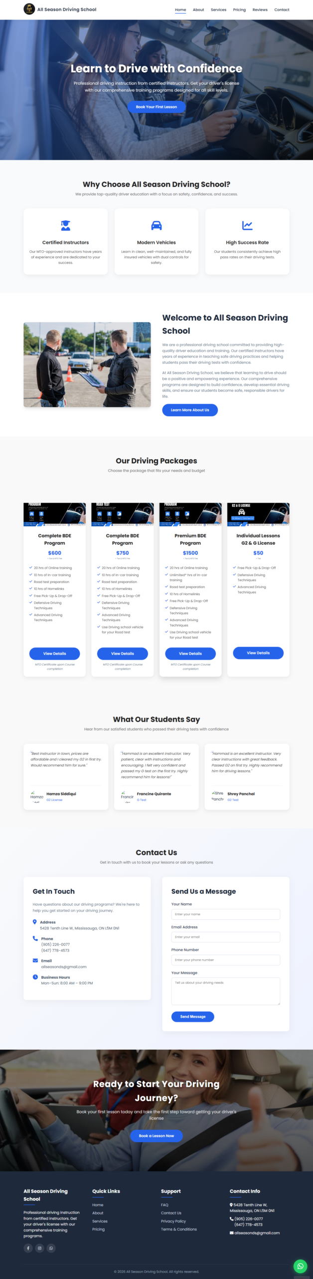 All Season Driving School